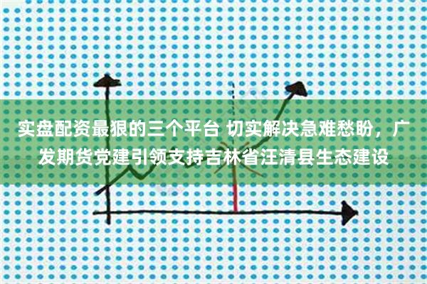 实盘配资最狠的三个平台 切实解决急难愁盼，广发期货党建引领支持吉林省汪清县生态建设